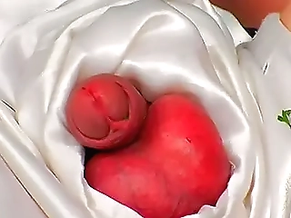 Shemale Queen Bosses Harem of Female Submitters